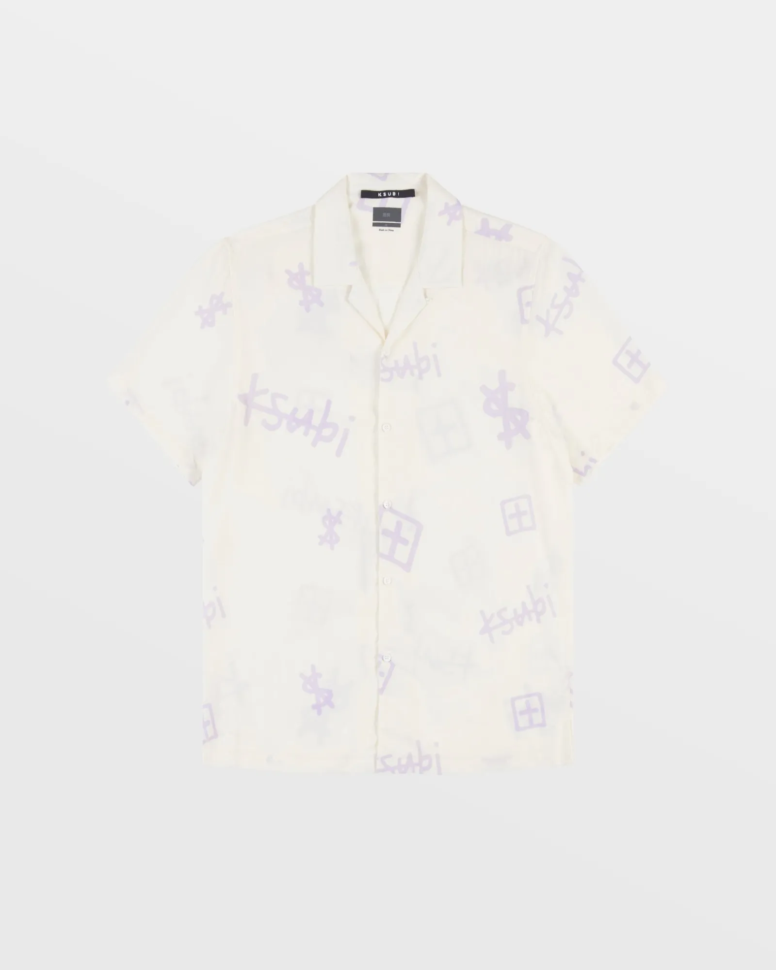 Outlet Ksubi Kash Box Resort Ss Shirt White