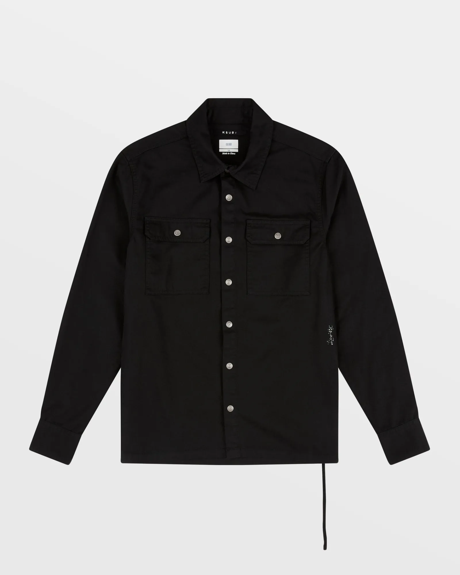 Best Sale Ksubi Krystal Paradox Ls Shirt Black