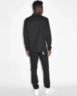 Best Sale Ksubi Krystal Paradox Ls Shirt Black