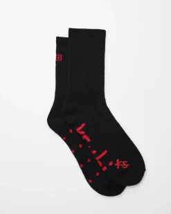 Online Ksubi Ksocks Laid Black