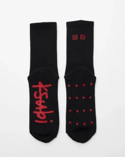 Online Ksubi Ksocks Laid Black
