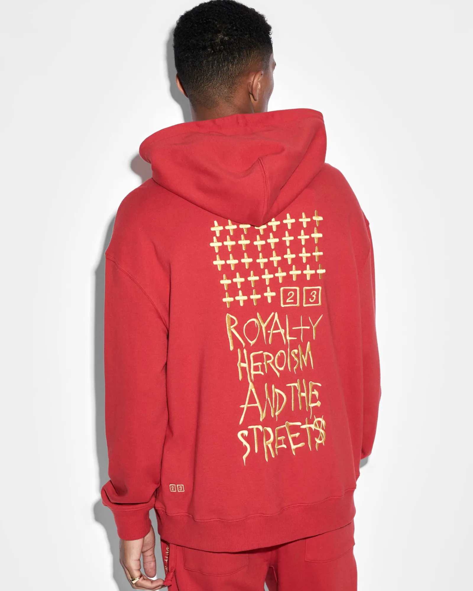 Discount Ksubi 23 Biggie Hoodie Red