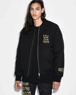 Cheap Ksubi 23 Bomber Jacket Jet Black