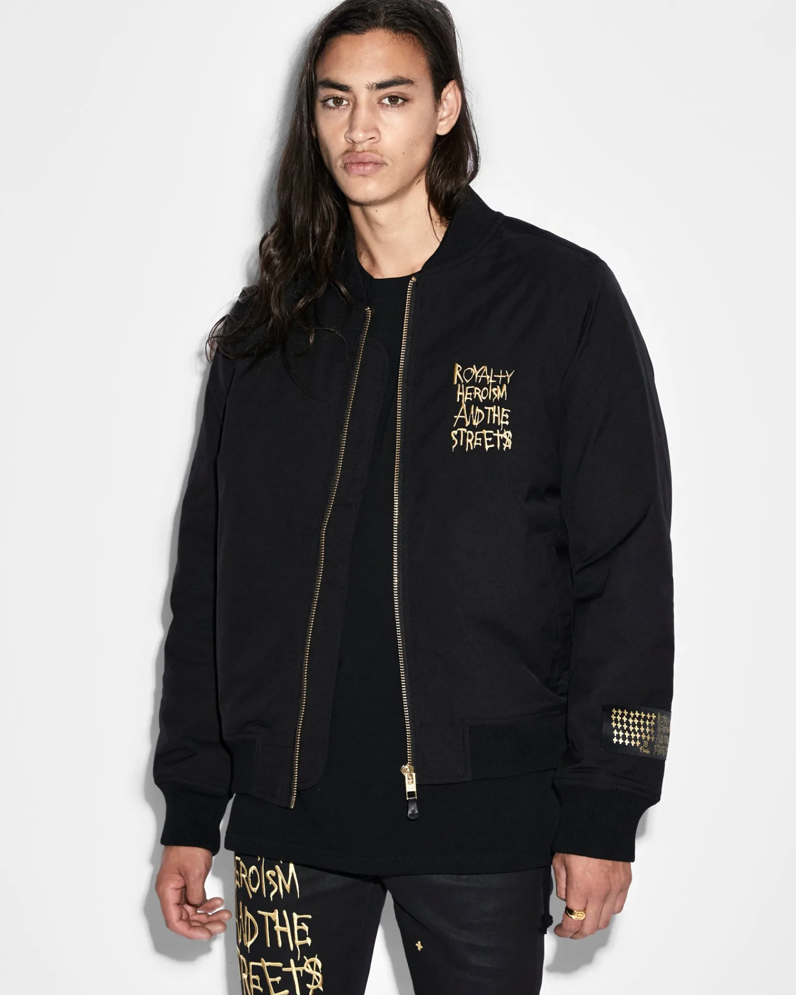 Cheap Ksubi 23 Bomber Jacket Jet Black