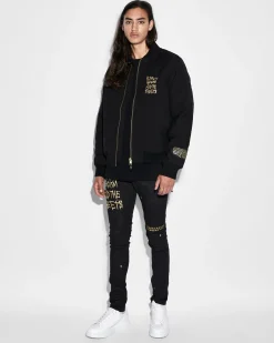 Cheap Ksubi 23 Bomber Jacket Jet Black