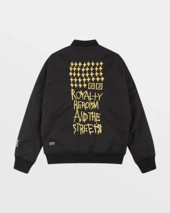 Cheap Ksubi 23 Bomber Jacket Jet Black