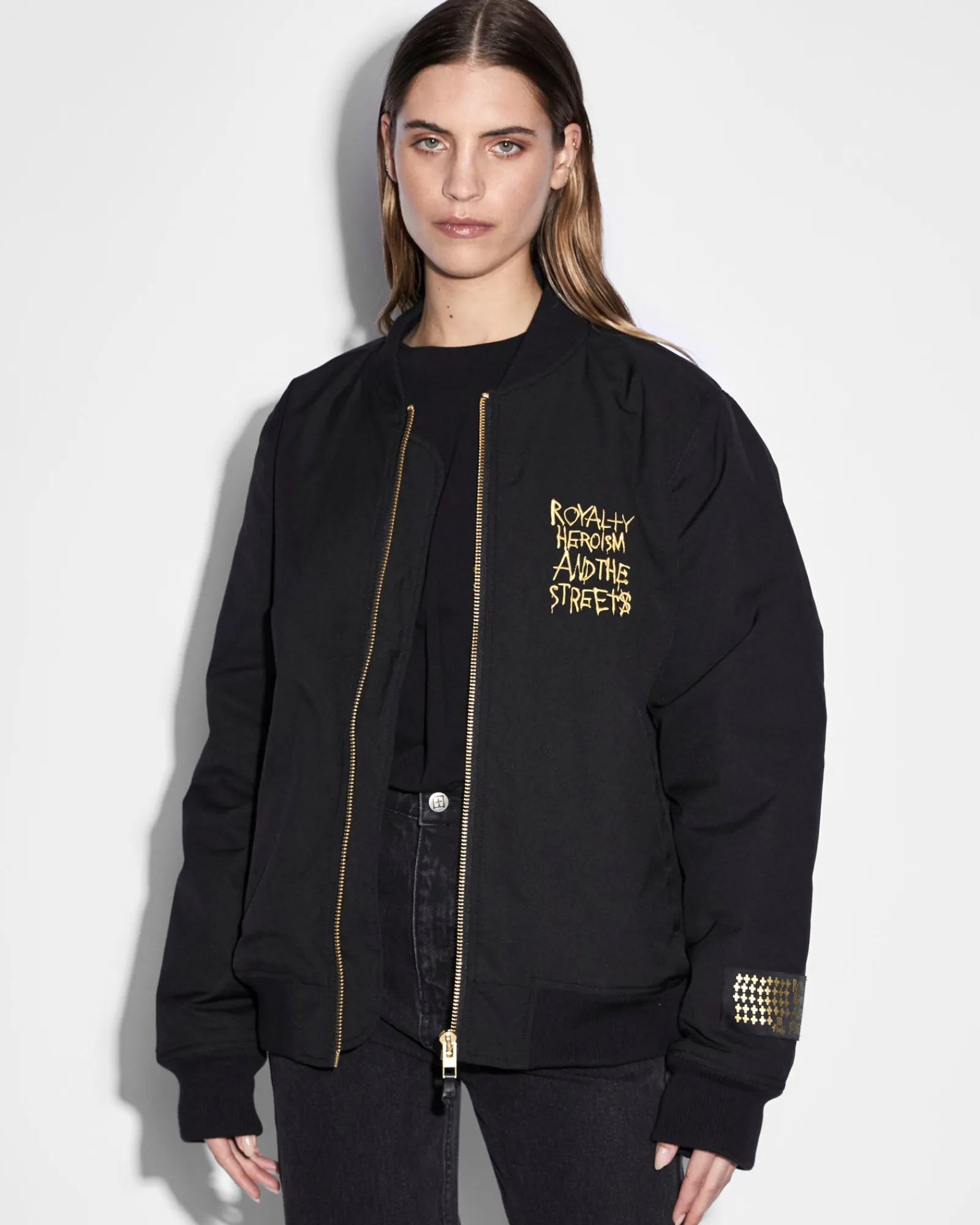 Store Ksubi 23 Bomber Jacket Jet Black