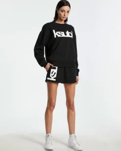 Hot Ksubi Icon Trak Short Jet Black