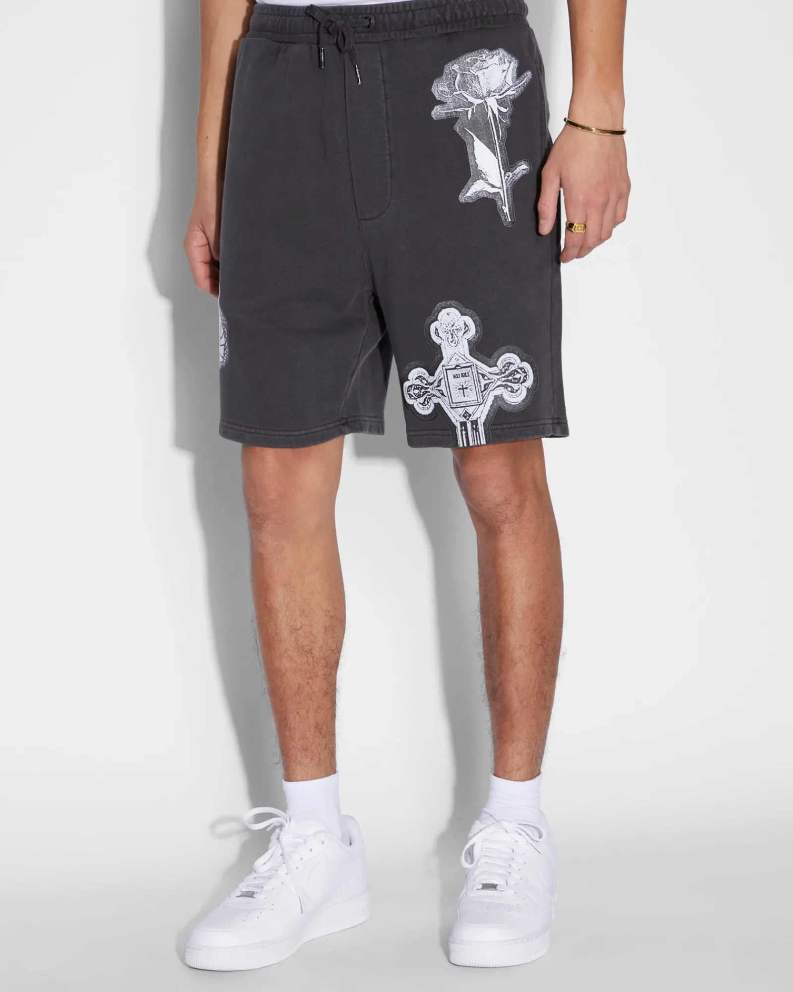 New Ksubi Kut Out Trak Short Faded Black