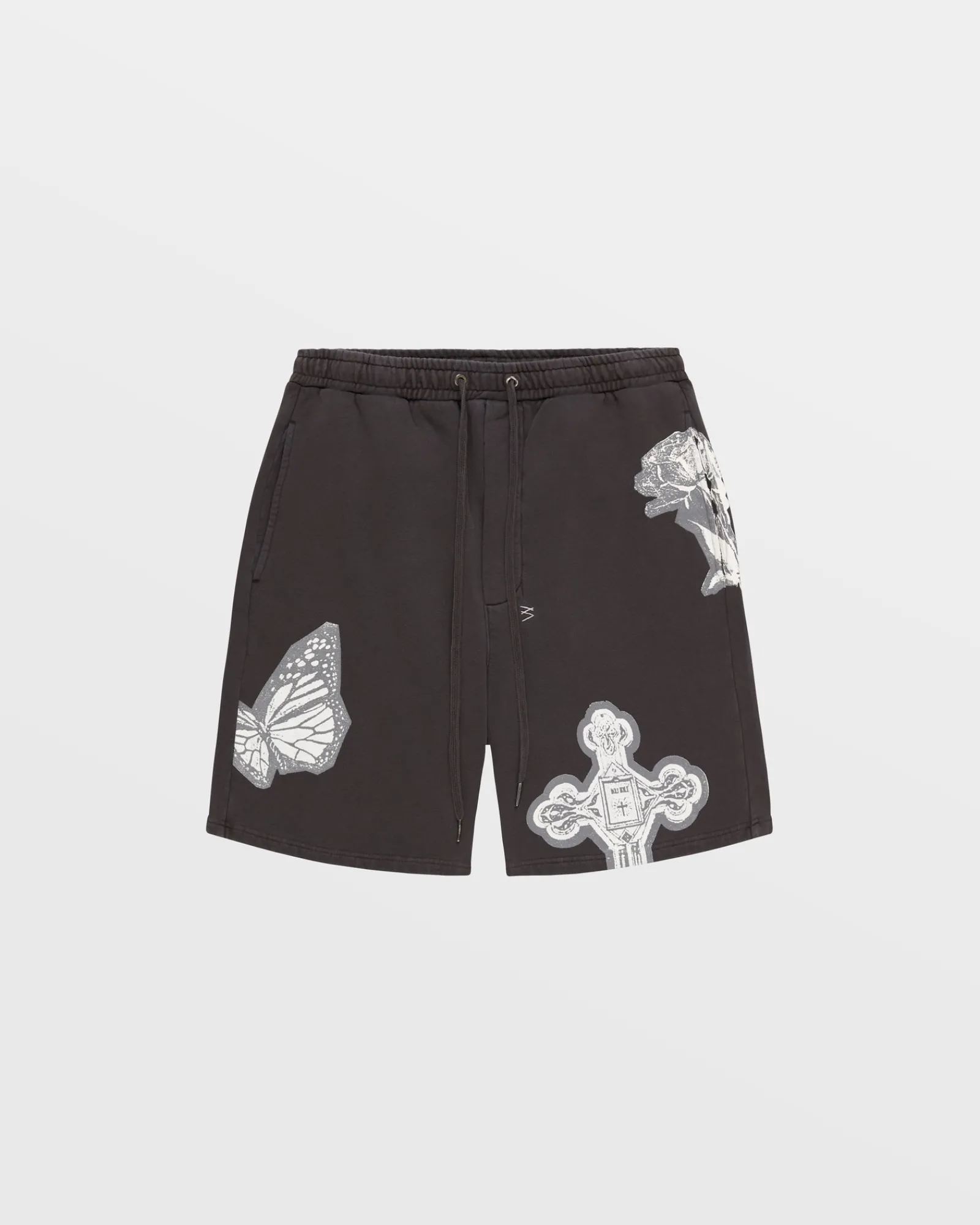New Ksubi Kut Out Trak Short Faded Black