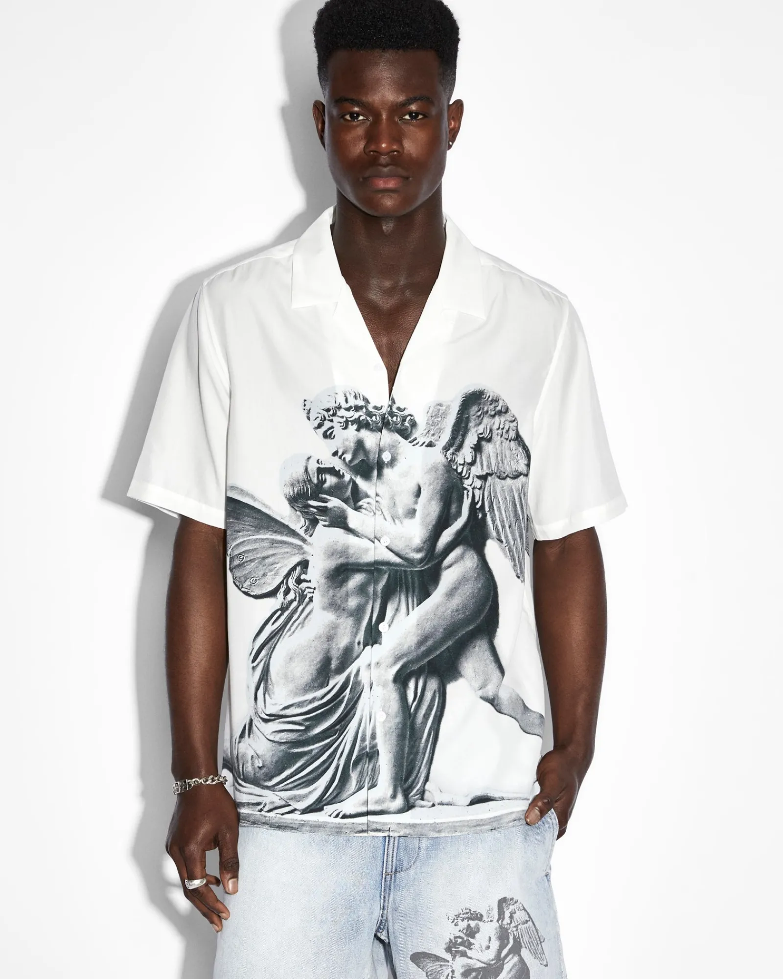 Shop Ksubi Lovesik Resort Ss Shirt White