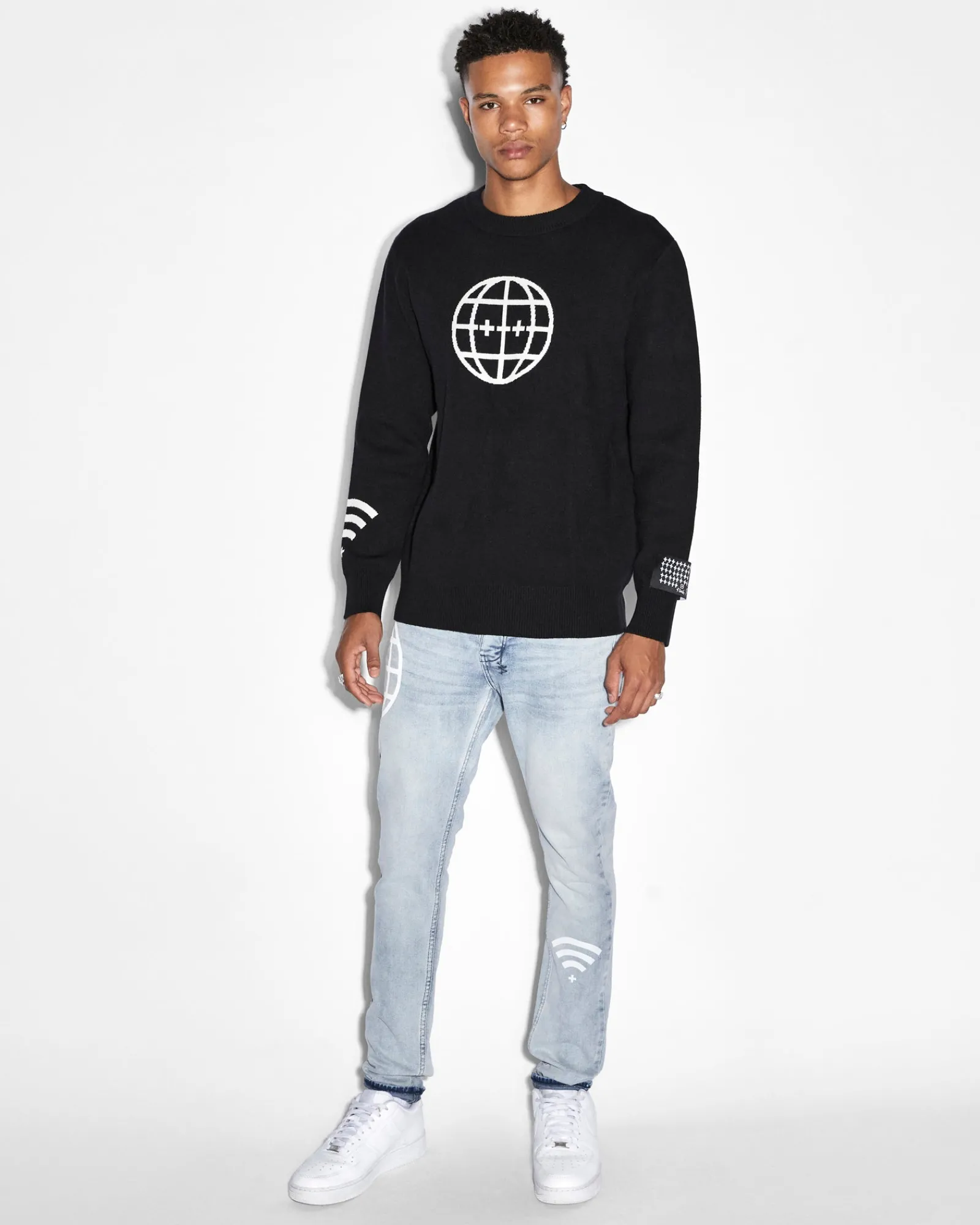 Fashion Ksubi Offline Knit Crew Black