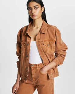 Best Sale Ksubi Oversized Jacket Brown Sugar