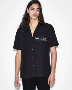 Fashion Ksubi Paste Up Resort Shirt Black