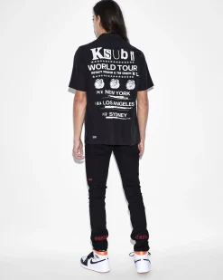 Fashion Ksubi Paste Up Resort Shirt Black
