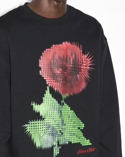 Cheap Ksubi Pixel Biggie Crew Jet Black