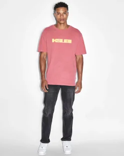 Best Sale Ksubi Pixel Sign Biggie Ss Tee Sundown