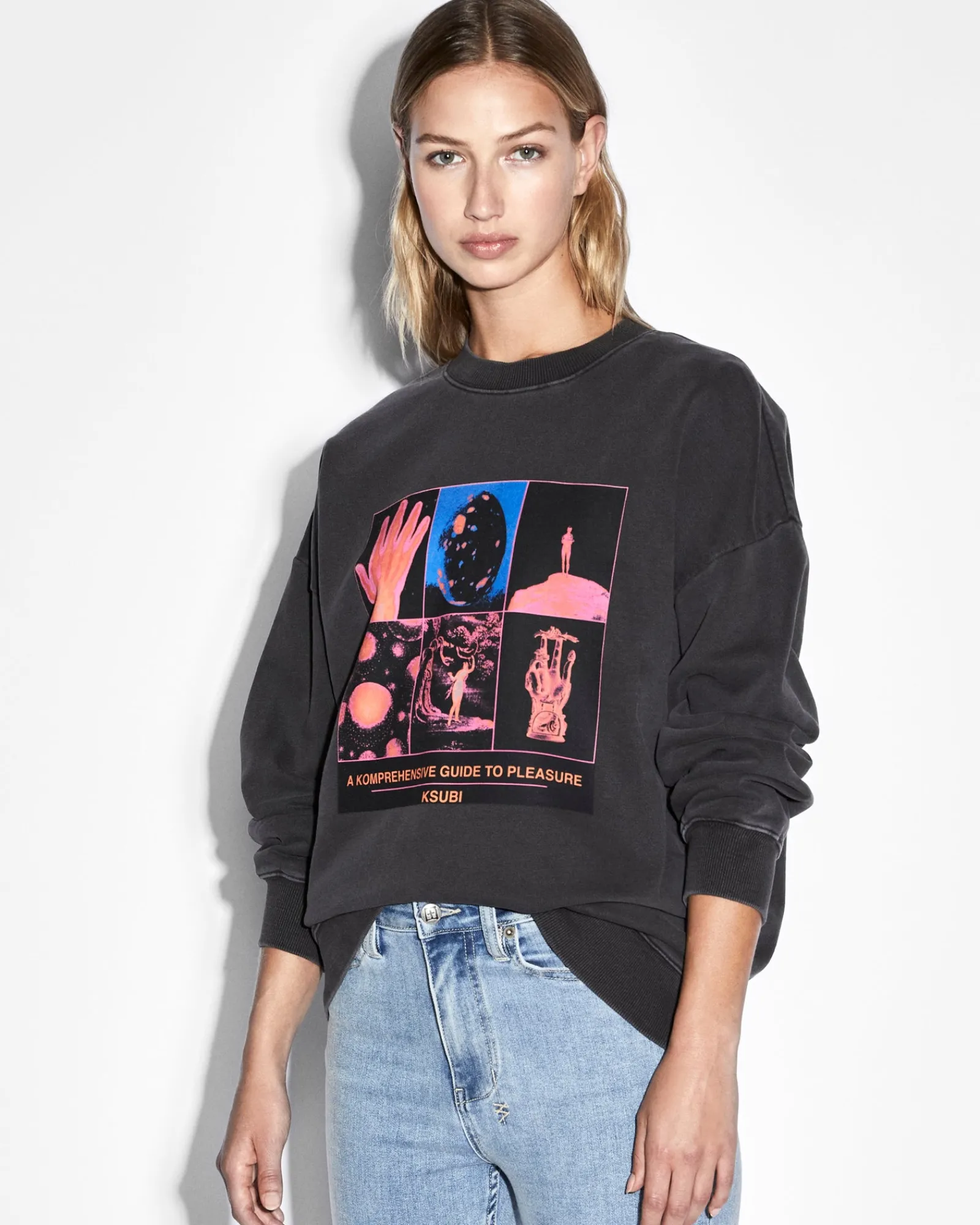 Fashion Ksubi Pleasure Guide Oh G Crew Black