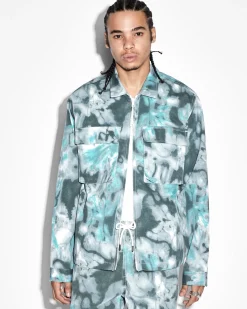 Sale Ksubi Program Ls Shirt Green Dye