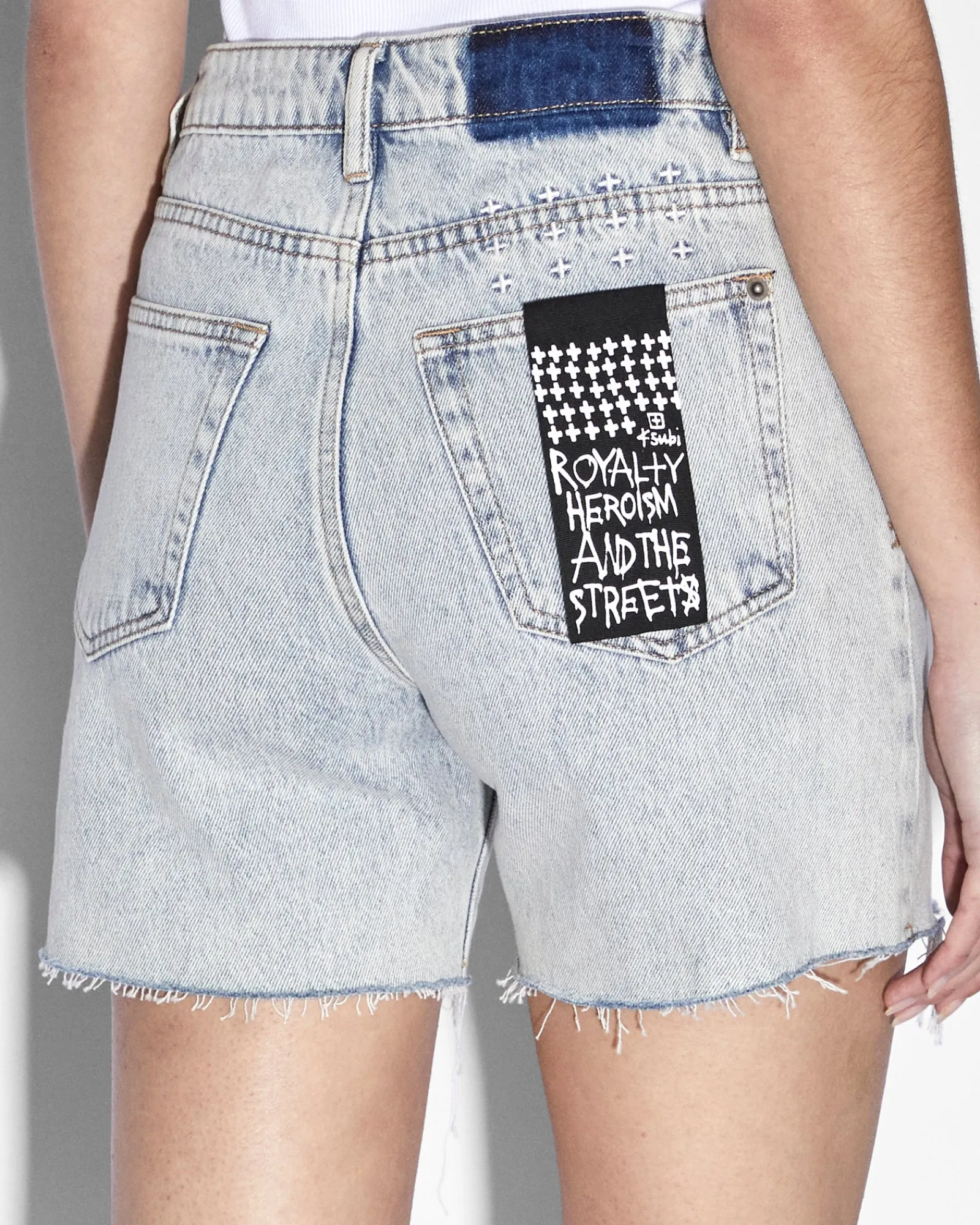 Discount Ksubi Racer Short Muse Ripped