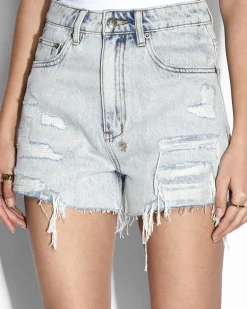 Discount Ksubi Rise N Hi Short Muse Repair