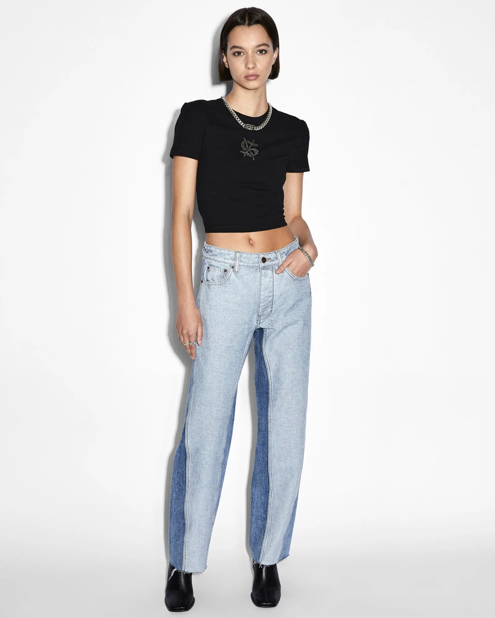 Store Ksubi Ritzy Baby Ss Tee Black