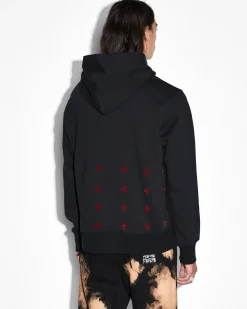 Best Sale Ksubi Rose Garden Kash Hoodie Jet Black