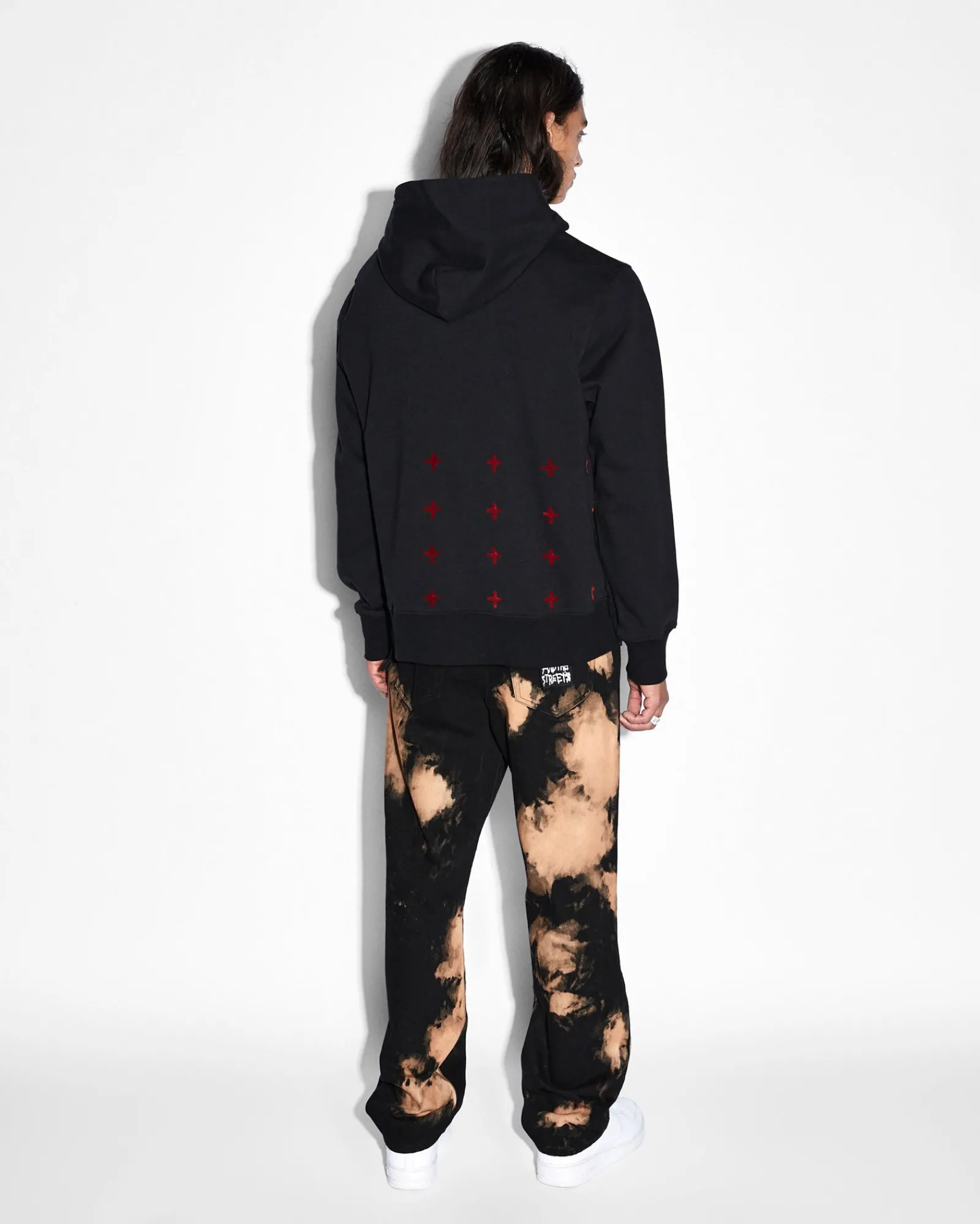 Best Sale Ksubi Rose Garden Kash Hoodie Jet Black