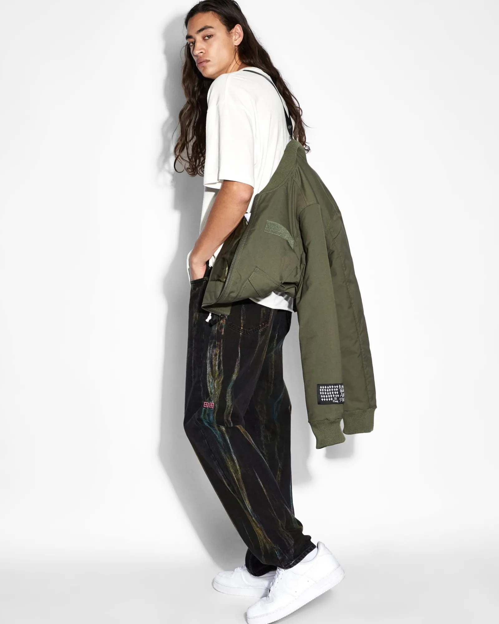 Outlet Ksubi Royalty Bomber Jacket Khaki