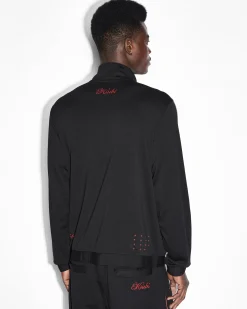 Clearance Ksubi Scripted Antidote Trak Jacket Black/Red