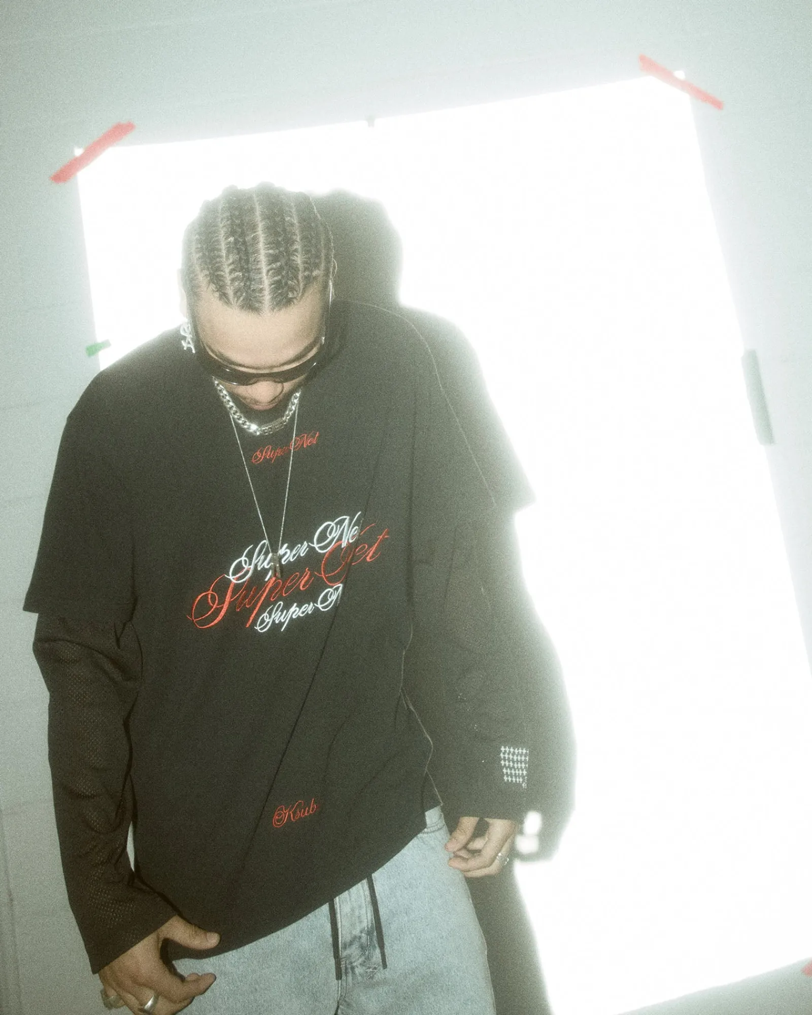 Store Ksubi Scripted Hockey Jersey Black