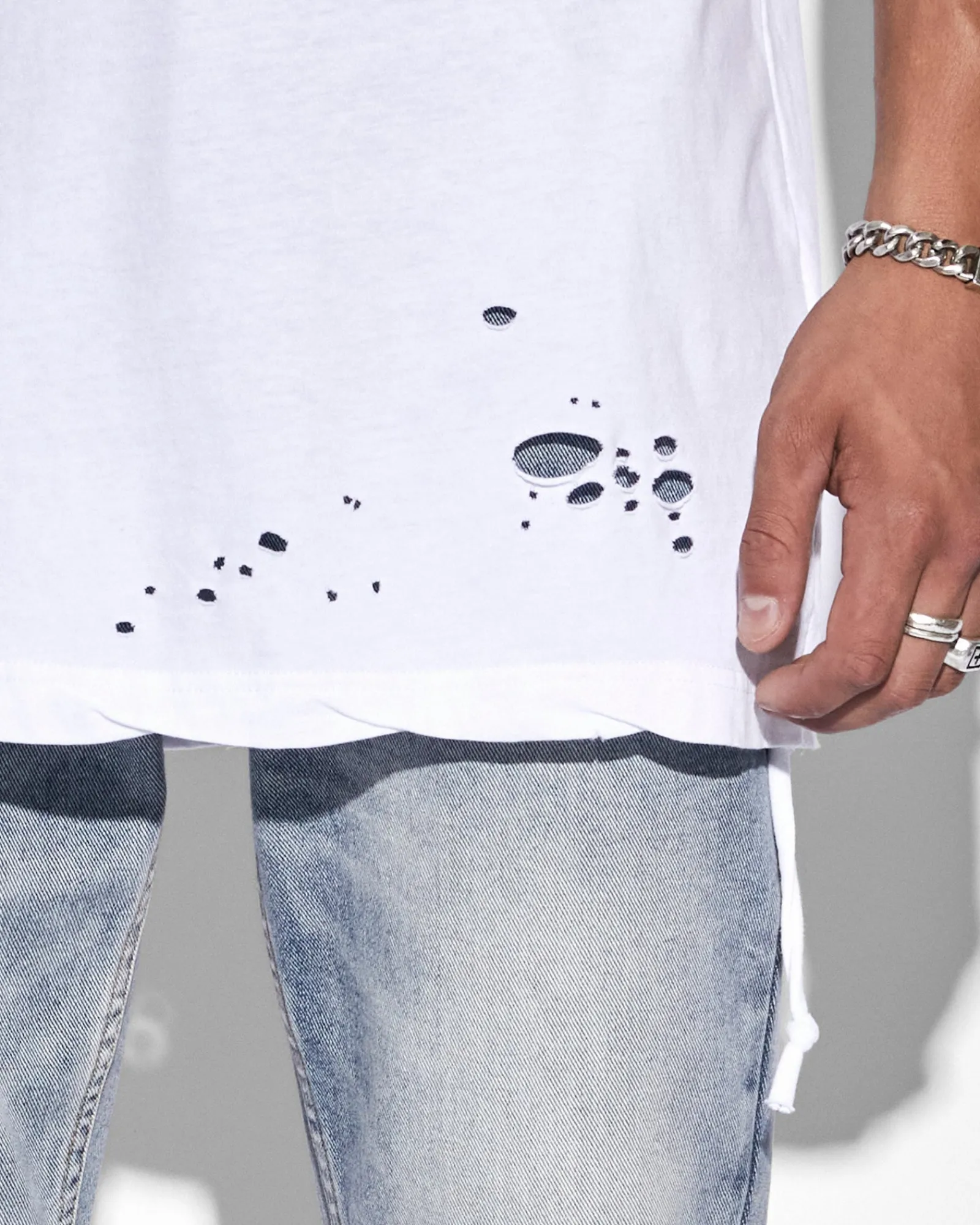 Hot Ksubi Sioux Ss Tee White