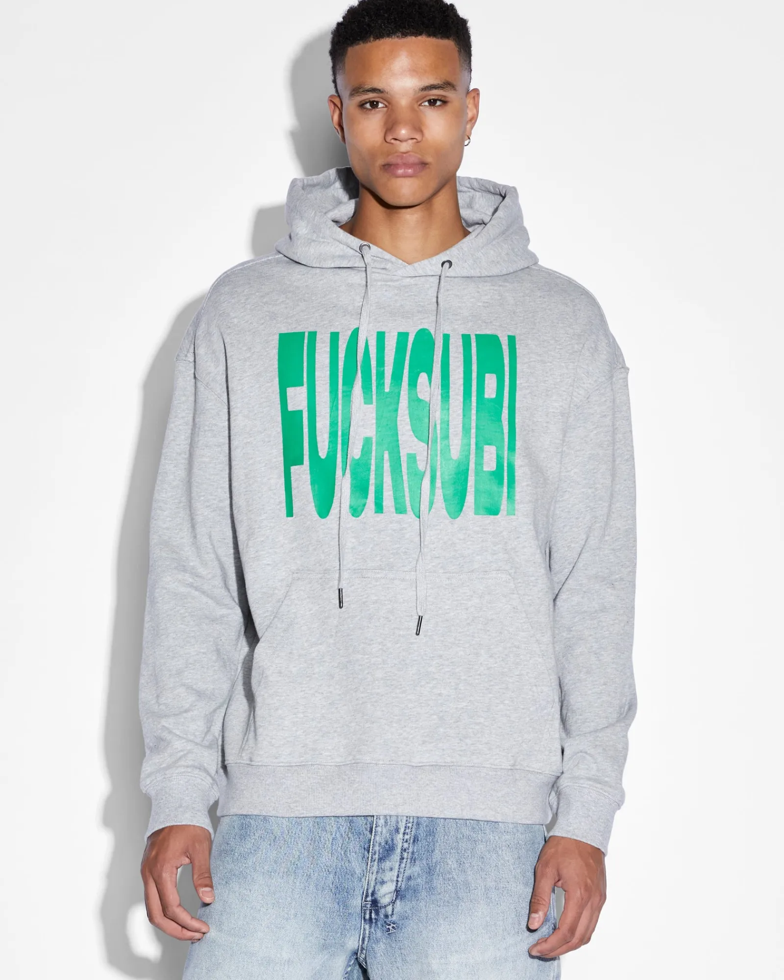 Store Ksubi Slawn Biggie Hoodie Grey Marle