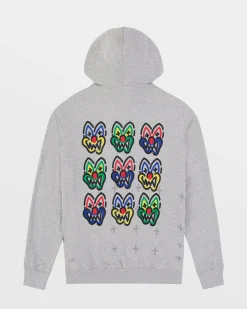 Hot Ksubi Slawn Biggie Hoodie Grey Marle