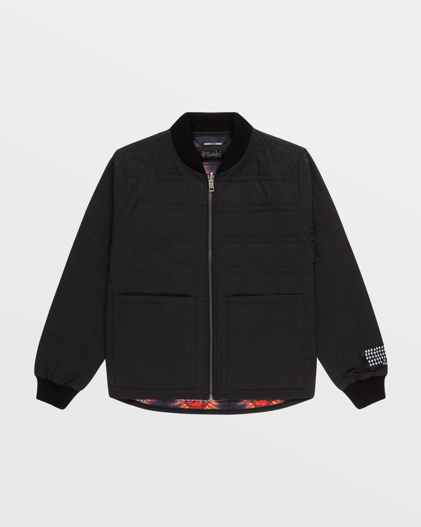 Outlet Ksubi South Quilted Bomber Black
