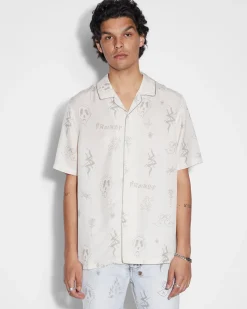 Fashion Ksubi Stik N Poke Resort Ss Shirt Antike