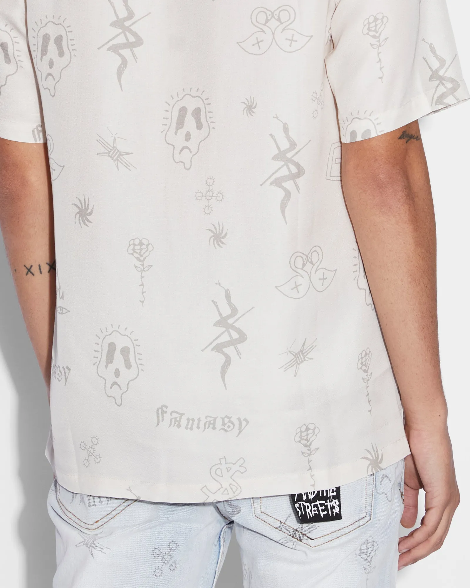 Fashion Ksubi Stik N Poke Resort Ss Shirt Antike