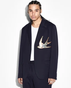 Outlet Ksubi Sting Blazer Navy