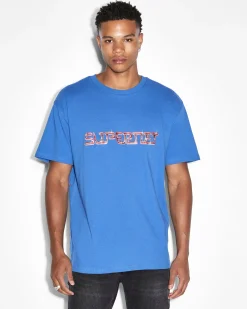 Fashion Ksubi Supernet Biggie Ss Tee Cobalt