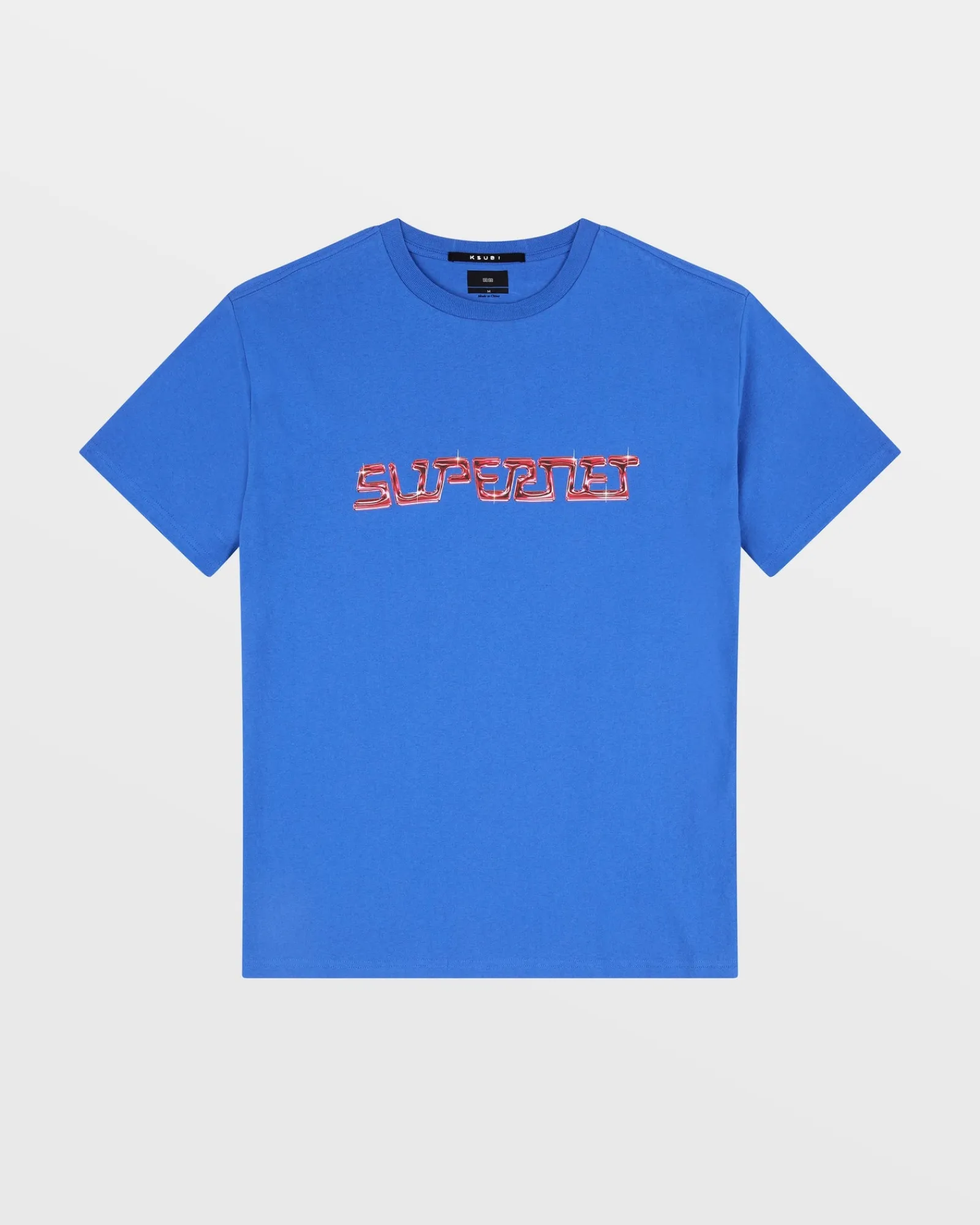 Fashion Ksubi Supernet Biggie Ss Tee Cobalt