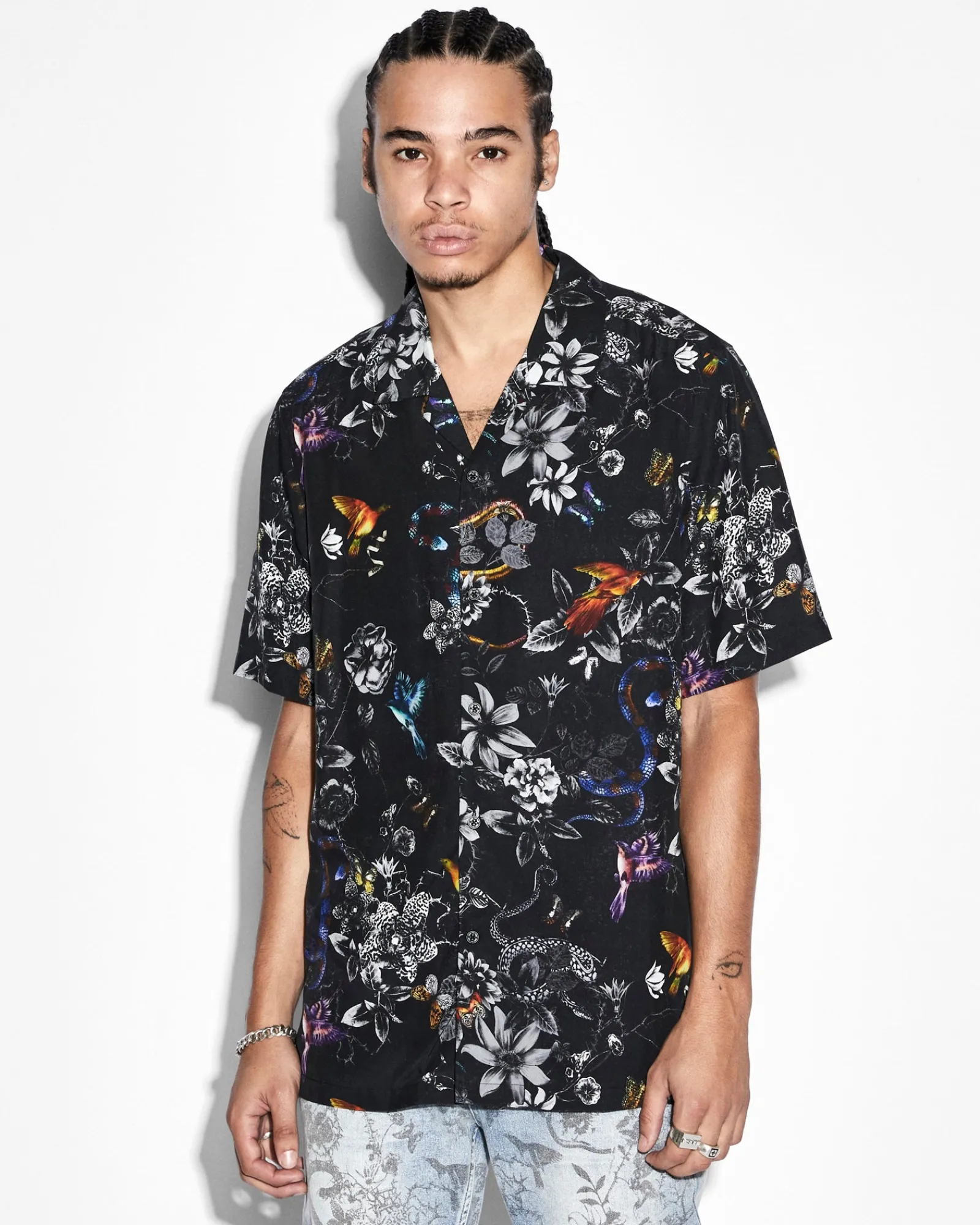 Store Ksubi Unearthly Resort Ss Shirt Black