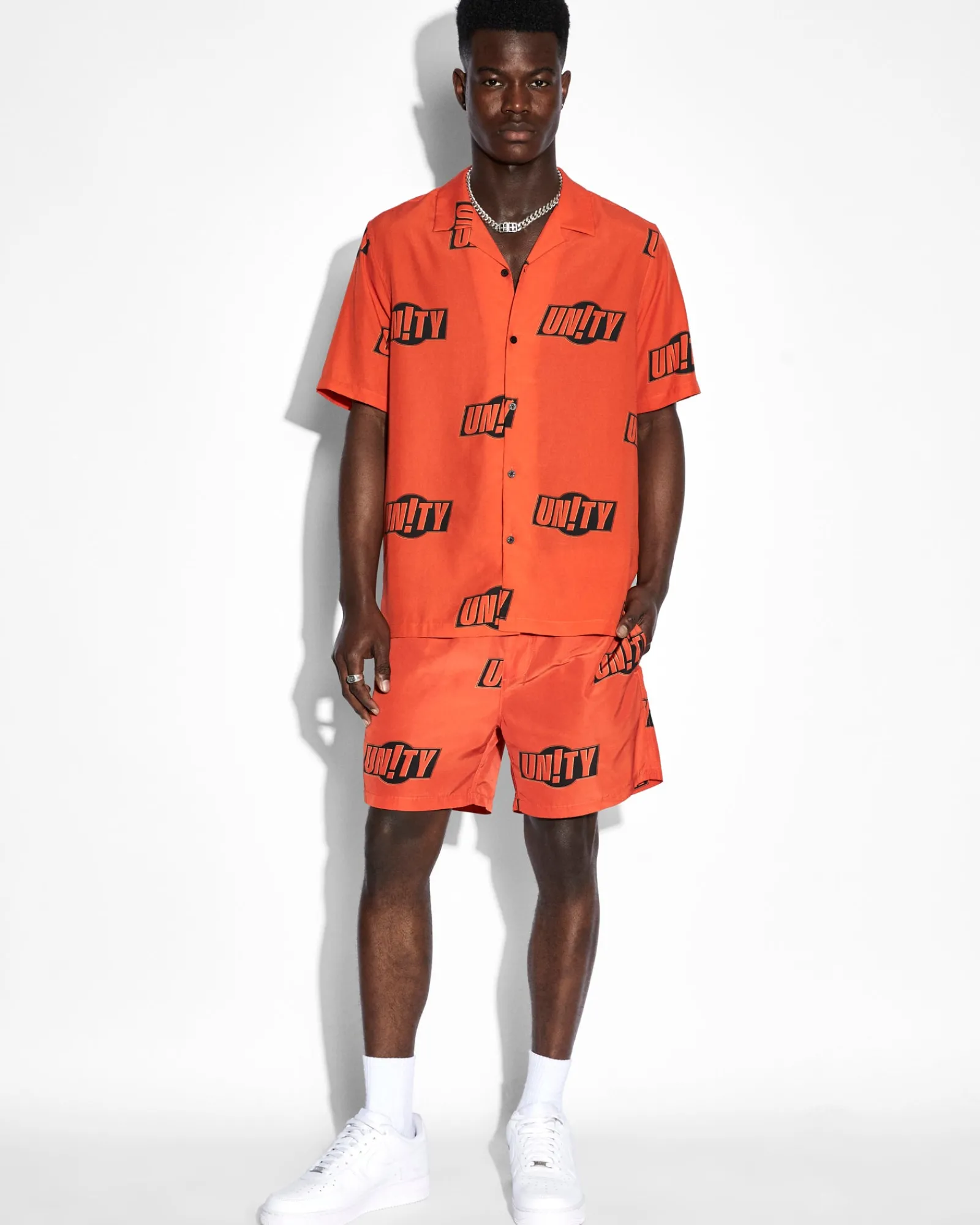 Discount Ksubi Unity Sign Burner Boardshort Orange