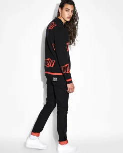 Shop Ksubi Unity Sign Knit Crew Black
