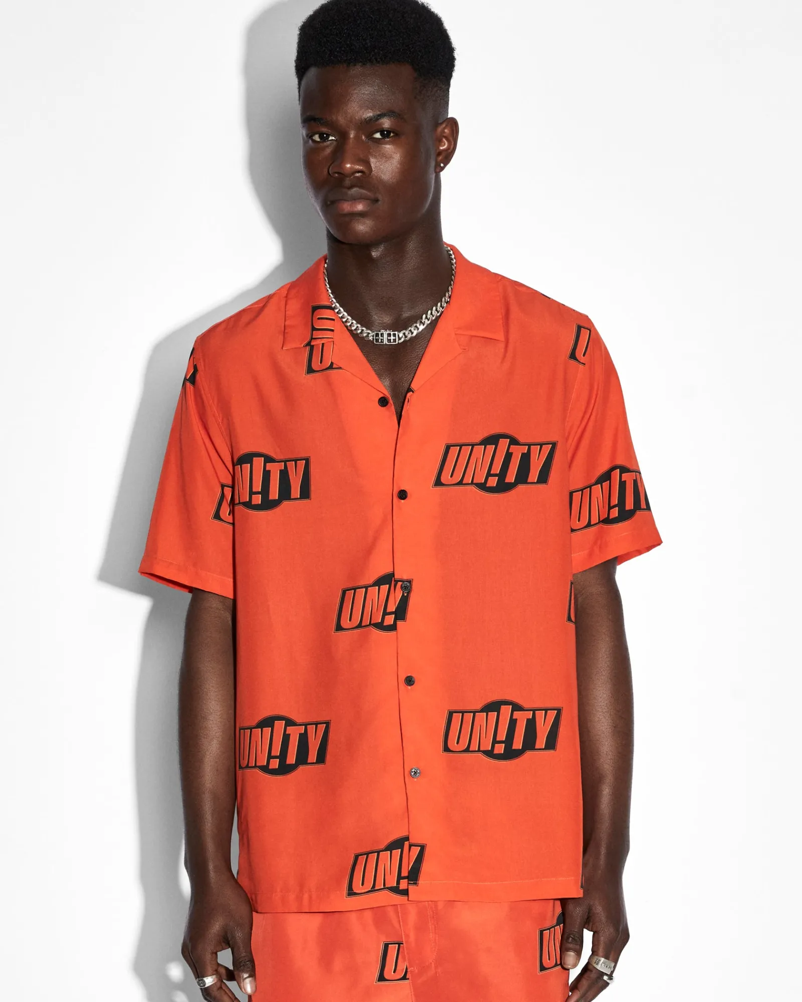 Store Ksubi Unity Sign Resort Ss Shirt Orange