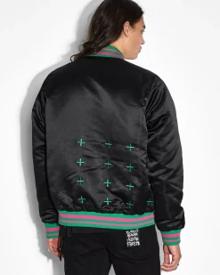 Fashion Ksubi Unwise Bomber Jacket Black