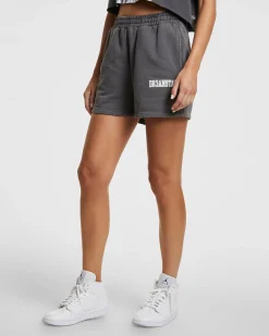 Shop Ksubi Varsity Trak Short Washed Grey