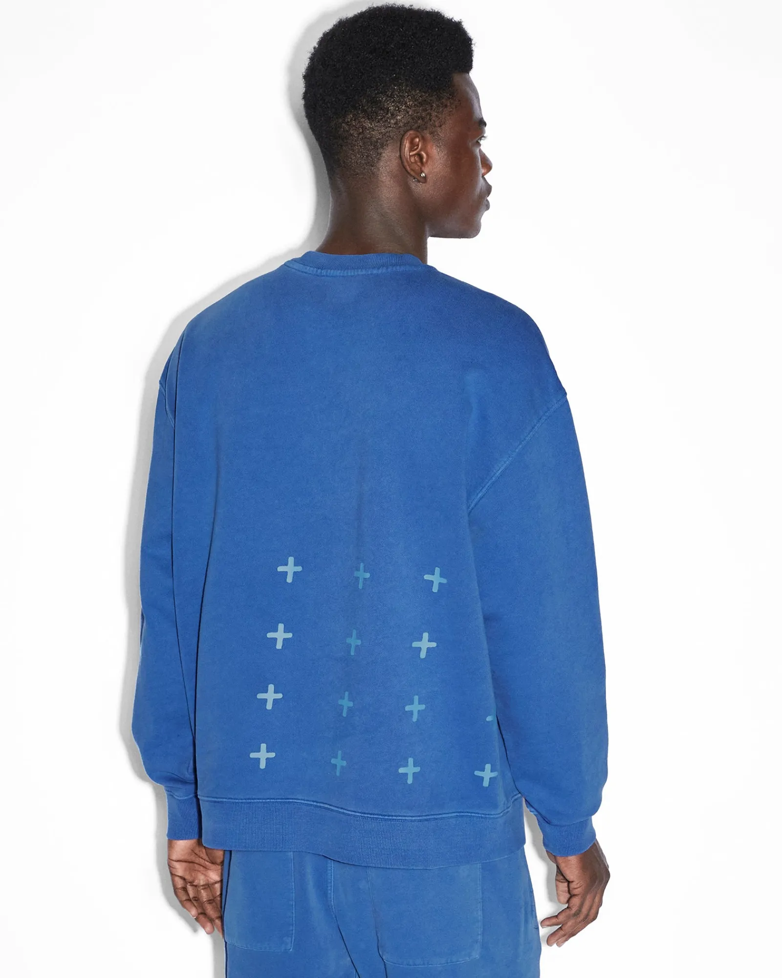 Outlet Ksubi 4X4 Biggie Crew Cobalt