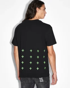 Hot Ksubi 4X4 Biggie Ss Tee Black Green