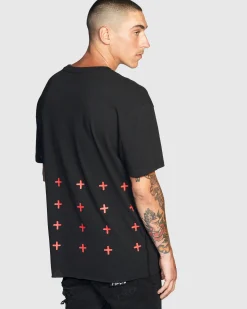 Store Ksubi 4X4 Biggie Ss Tee Black/Red
