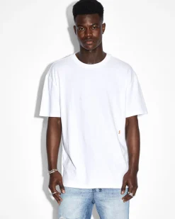 Online Ksubi 4X4 Biggie Ss Tee White Orange